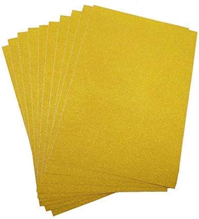 WedDecor Green A3 Cardstock Glitter Sparkling, 250gsm for Handcrafts, DIY Craftwork, Scrapbooking, Birthday Party Decoration, 10sheets
