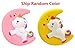 Ouflow 3 Packs Jumbo Squishies Slow Rising Cute Deer Cake,Unicorn Moon,Narwhale Set Cream Scented Squishy Toy for Stress Relief,Decorative Props Large