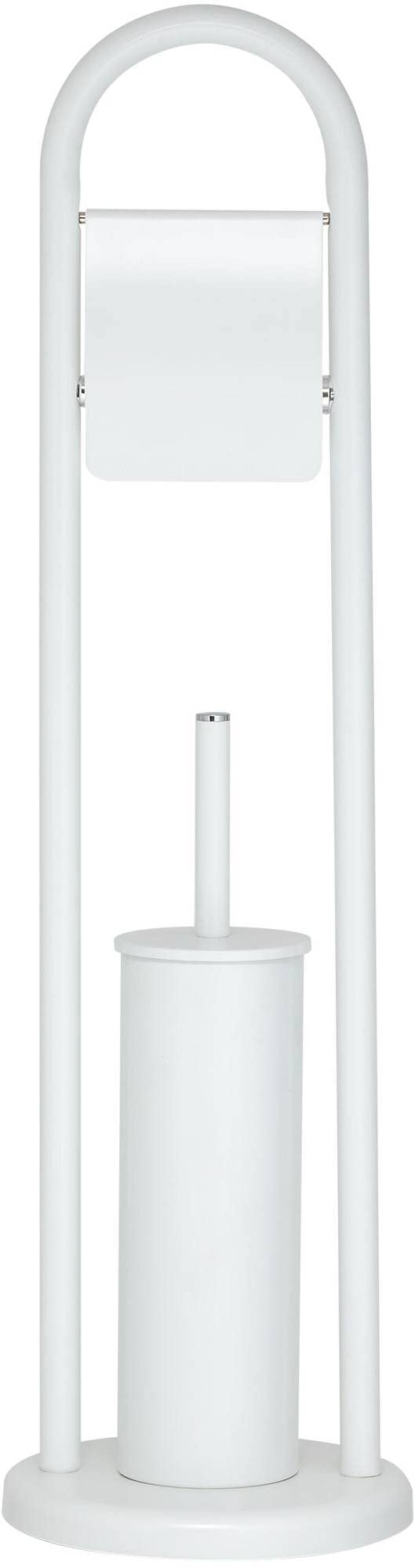 Sealskin Acero Toilet Butler, Metal, White, 19 x 70.5 x 19 cm