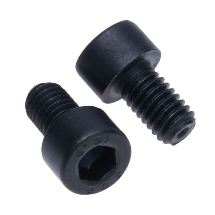 Cylinder Hex Head Cap Screws M5 (Pack of 10) Steel Grade 10.9 Hexagon Socket Allen Key Screw Bolts Thread Fasteners Cylindrical Heavy Duty DIN912 Black (5mm x 16mm)