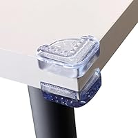 Baby Mate 16 PCS Medical Grade 1.6" R Large Flat Table Corner Guards - Clear Edge & Corner Protector - Child Proof Corner Bumpers Corner Cushion - up-Down Corner Covers Baby Safety Corner Guards