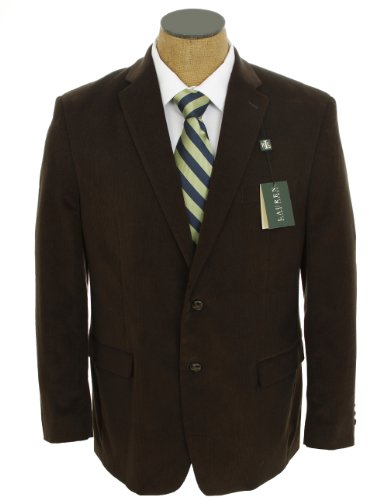 Ralph Lauren Mens Brown Corduroy 2 Button Sport Coat Jacket