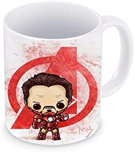STITCHNEST 'The Iron Man - Avengers Round Ceramic Mug (330ml)
