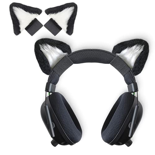 Cute Cat Ears Headphone Attachment,Adjustable Design Fit for Logitech G