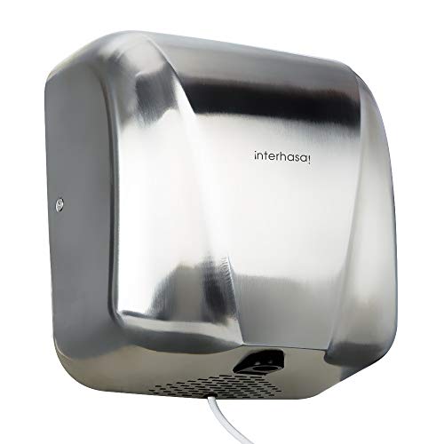 interhasa! Heavy Duty High Speed Automatic Commercial Hand Dryer - Stainless Steel,1800W
