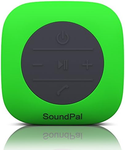Bluetooth Shower Speaker – SoundPal Water Resistant Wireless and Hands-free Speaker with Suction Cup - Compatible with All Bluetooth Devices -Green