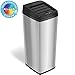 iTouchless 14 Gallon Sliding Lid Automatic Sensor Trash Can with Odor Filter System, 53 Liter Stainless Steel Touchless Kitchen Garbage Bin