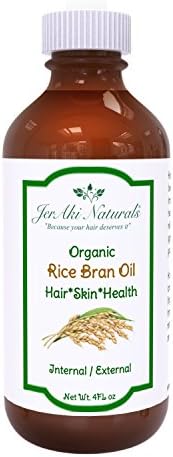 4oz Organic Rice Bran Oil (Internal & External Use) Cold Pressed Unrefined