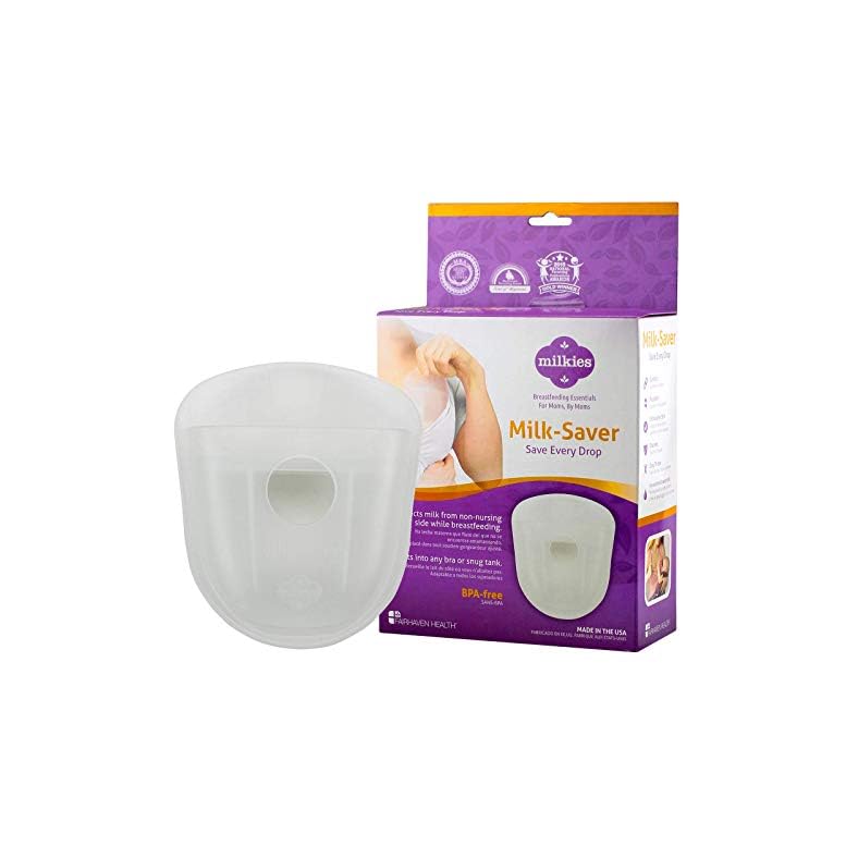 Milkies Milk-Saver, Milk Catcher for Breastmilk, Shell to Collect Leaking Breastmilk, Collector Cup for Nursing…
