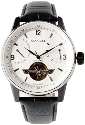 Seagull Double Retrograde Power Reserve Automatic Mechanical Men's Watch 219.327 (White Dial)