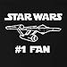 BBT Mens Star Wars #1 Fan Star Trek USS Enterprise T-shirt Tee XL Black