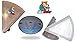 Pizza Container - Slice Container - Like Pizza Tupperware - (3 Pack) - Saves a Ton of Money on Wraps Bags and Foils for Your Leftover Pizza Slices - Plastic Pizza Box - Pizza Slice Storage