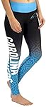 CAROLINA PANTHERS GRADIENT LEGGINGS WOMENS MEDIUM