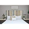 Farmhouse Mix Headboard Queen Size, Hanger Style, Handcrafted. Mounts on Wall. Easy Installation