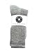 4 Pairs 71% Merino Wool Mens Crew Socks Shoe Size 8-12 Made in USA