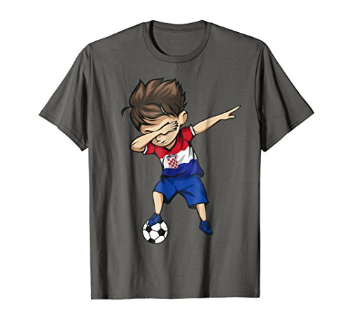Dabbing Soccer Boy Croatia Jersey Shirt - Croatian Football