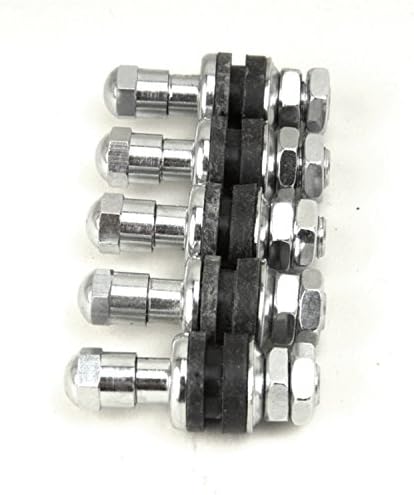 Weld Racing P613-0070 Weld Pro Drag Valve Stem; 1st Gen.; For 1 Pc. Lug Mount; .280 Core; 5 Pack;