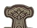 M-Tac Morale Patch Mjölnir - PVC Patches for Vest, Backpacks, Hats - Tactical Military Patch with Hook Fastener Backing