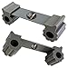 Door Stopper - Revolutionary New Design Stops Movement Forward and Backward - Holds Doors Securely in Place - Ideal for Pet And Child Safety Interior and Exterior Doors - 2 Door Stops Per Pack - Grey