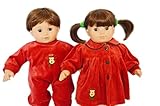 REINDEER SET FOR AMERICAN GIRL DOLLS BITTY TWINS AND BITTY BABY 15 INCH DOLL CLOTHES