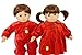 REINDEER SET FOR AMERICAN GIRL DOLLS BITTY TWINS AND BITTY BABY 15 INCH DOLL CLOTHES