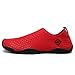 Dream Pairs Men's 160933-M Red Black Slip On Athletic Water Shoes - 11 M US