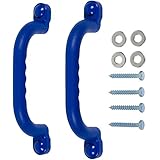 Swing Set Stuff Playground Handles with SSS Logo Sticker, Blue, 10