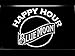 Blue Moon Beer Happy Hour Bar LED Neon Light Sign Man Cave 628-B