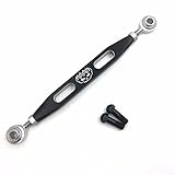 HTT- Black Slotted Flame Skull Short Gear Shift