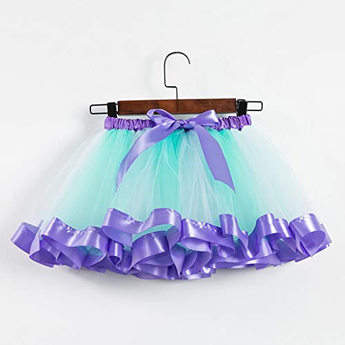 image for MIS1950s Kids Girls Tutu Party Dance Ballet Toddler Baby Costume Tulle