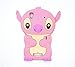 3D pink Stitch & Lilo Soft Silicone Case Cover For Smart Mobile Phones (ZTE MAX N9520 Boost Mobile)