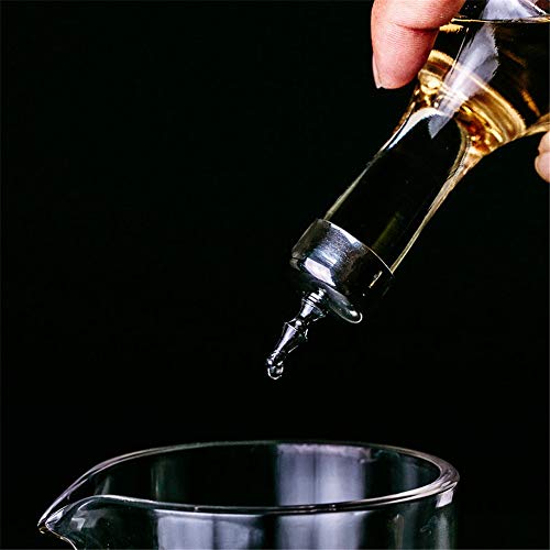 Bitters Bottle - Lead free Glass with Stainless Steel Dasher Top 50ml Professional Bar Tool for Making Craft Cocktails and the Perfect Whiskey DSBT0001 (Copper) - Thumbnail 5
