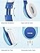 Fortas FT001 Kids Headphones, Audio Sharing Function On-Ear Headphones with 85dB Volume Limited, Soft Earmuffs, 3.5mm Jack, Compatible with iPhone, iPad, Cellphones, Tablets, Android, Mac, PC (Blue), Medium size