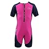 Aqua Sphere Unisex Jugend Stingray Hp Short Sleeve Wetsuit, rosa/Blau, 110 (Herstellergröße: 4 Jahre)
