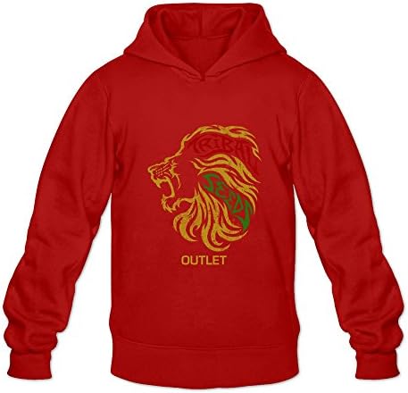WYBU Men's Tribal Seeds Long Sleeve Hoodies Sweater Size XL Red,100% Cotton