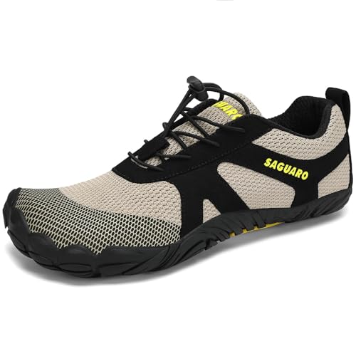 SAGUARO Versatile Minimalist Lightweight Flexible Outdoor Indoor Shoes – Gym Asphalt Beach Mountain, Unisex-Adult