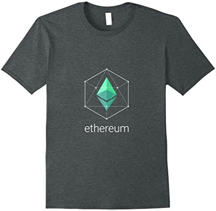 Mens Ethereum Premium T Shirt (crypto currency) Large Dark Heather