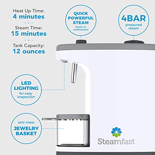 Steamfast SF1000 JULE Steam Jewelry Cleaner , White Pricepulse