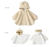 Zenness Cute Baby Clothes Rabbit Reversible Soft Cloak for Baby Kids Hood Cape