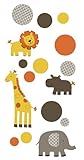 Carter's Wall Decals, Sunny Safari (Discontinued by Manufacturer)
