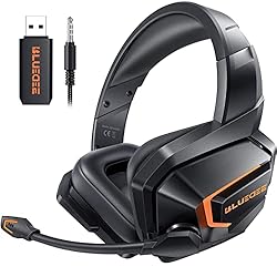 DEEBOX Wireless Gaming Headsets with Mic for PC PS4