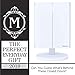 MIRRORVANA® X-Large Vanity Makeup Mirror with 44 LED Lights, 3 Color Lighting Modes, 10X 5X 3X Magnifying Panels, Dual Power Supply, 360° Rotation and Touch Screen Dimmer Switch on HD Glass (White)