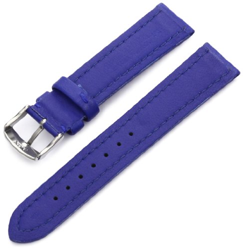 Hadley-Roma Men's MSM739RF 200 20-mm Blue Genuine 'Lorica' Leather Watch Strap