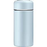 Mini 7 oz Stainless Steel Insulated Vacuum Water Bottle, Cute Small Thermoses, Flask, Leak Proof,Keeps Drink Cold and Hot - Blue