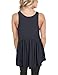 Inital Women's V Neck Short Sleeve Peplum Babydoll Tunic Tops Blouse Black1