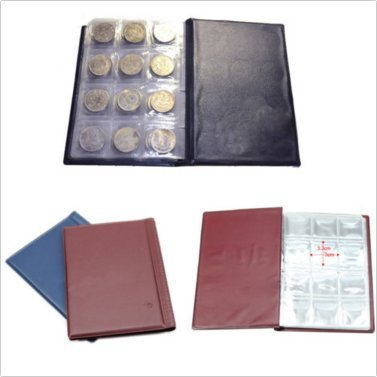 image for Shopline Collection Book, 120 Coin Storage Holder Album Book for Money