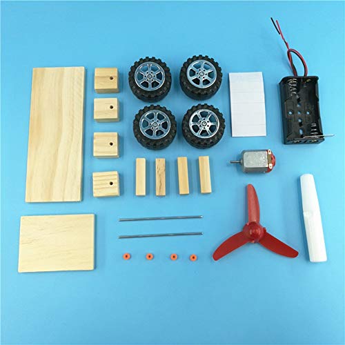 HsgbvictS DIY Toys Creative Toy DIY Electric Wind Power Car SUV Science Experiment Children Assembly Model Toy