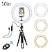Bcamelys 10" Ring Light with Tripod Stand & Phone Holder