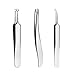 Achaiacn Blackhead Remover Kit, Professional Dermatologist Grade 6 Pieces Comedone Extractor Tool Set for Treating Blackhead, Whitehead, Facial Acne