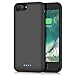 iPhone 8 Plus/7 Plus Battery Case 8500mAh, HETP Rechargeable Extended Battery Pack for iPhone 7Plus 8Plus Charging Case Apple Portable Power Bank (5.5 inch) - Black